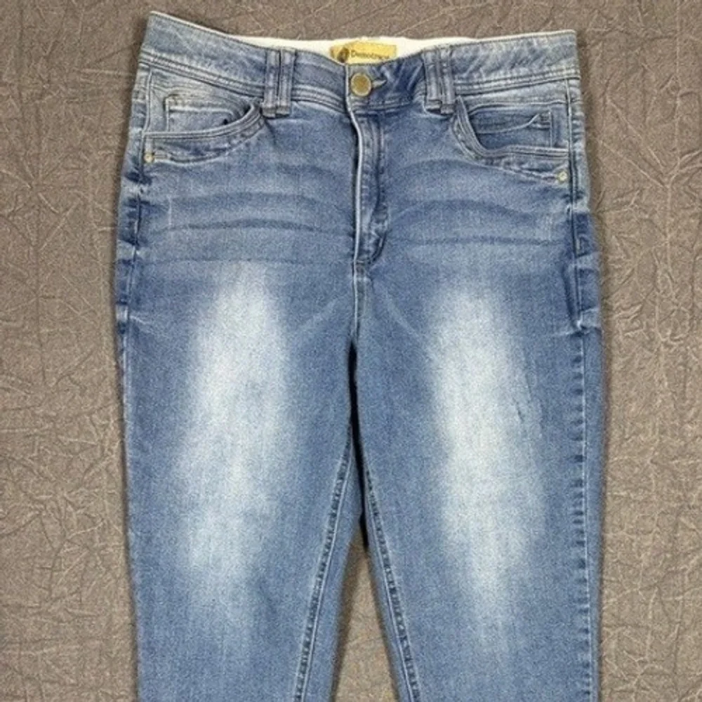 Democracy Ab technology Skinny Jeans Womens 14 Light Wash Stretch Denim - Picture 3 of 10
